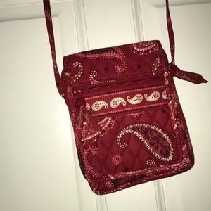 Red Paisley Vera Bradley Crossbody
